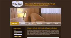 Desktop Screenshot of bellahotelsurabaya.com